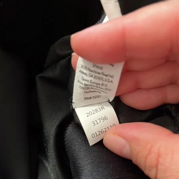 NEW! SPANX Faux Leather Jogger Pants BLACK, SIZE LARGE 0865